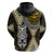 Yellow Aotearoa Niho Taniwha Hoodie Maori Mythology Tooth - Taniko Motifs