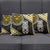 Yellow Aotearoa Niho Taniwha Pillow Cover Maori Mythology Tooth - Taniko Motifs - Polynesian Pride