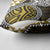 Yellow Aotearoa Niho Taniwha Pillow Cover Maori Mythology Tooth - Taniko Motifs - Polynesian Pride