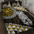 Yellow Aotearoa Niho Taniwha Quilt Bed Set Maori Mythology Tooth - Taniko Motifs