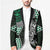 Green Aotearoa Niho Taniwha Blazer Maori Mythology Tooth - Taniko Motifs - Polynesian Pride