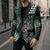 Green Aotearoa Niho Taniwha Blazer Maori Mythology Tooth - Taniko Motifs - Polynesian Pride