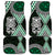 Green Aotearoa Niho Taniwha Car Mats Maori Mythology Tooth - Taniko Motifs