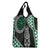 Green Aotearoa Niho Taniwha Grocery Bag Maori Mythology Tooth - Taniko Motifs