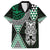 Green Aotearoa Niho Taniwha Hawaiian Shirt Maori Mythology Tooth - Taniko Motifs