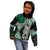 Green Aotearoa Niho Taniwha Kid Hoodie Maori Mythology Tooth - Taniko Motifs