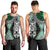 Green Aotearoa Niho Taniwha Men Tank Top Maori Mythology Tooth - Taniko Motifs