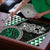 Green Aotearoa Niho Taniwha Puzzle Maori Mythology Tooth - Taniko Motifs - Polynesian Pride