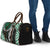 Green Aotearoa Niho Taniwha Travel Bag Maori Mythology Tooth - Taniko Motifs - Polynesian Pride