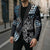 Blue Aotearoa Niho Taniwha Blazer Maori Mythology Tooth - Taniko Motifs - Polynesian Pride