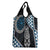 Blue Aotearoa Niho Taniwha Grocery Bag Maori Mythology Tooth - Taniko Motifs