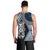 Blue Aotearoa Niho Taniwha Men Tank Top Maori Mythology Tooth - Taniko Motifs