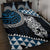 Blue Aotearoa Niho Taniwha Quilt Bed Set Maori Mythology Tooth - Taniko Motifs