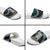 Blue Aotearoa Niho Taniwha Slide Sandals Maori Mythology Tooth - Taniko Motifs - Polynesian Pride