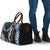 Blue Aotearoa Niho Taniwha Travel Bag Maori Mythology Tooth - Taniko Motifs - Polynesian Pride