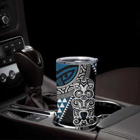 Blue Aotearoa Niho Taniwha Tumbler Cup Maori Mythology Tooth - Taniko Motifs