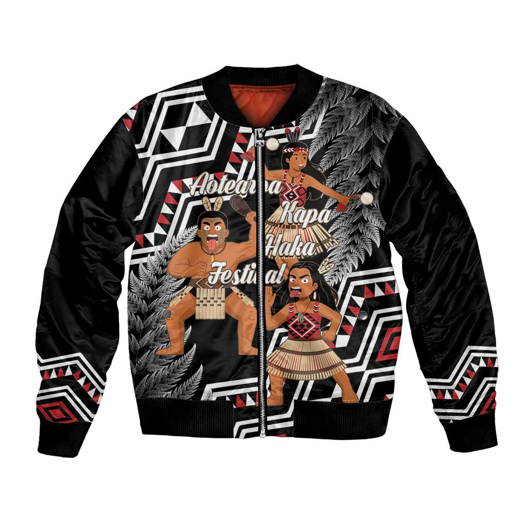 Aotearoa Kapa Haka Bomber Jacket 2025 Festival - Traditional Maori Dance