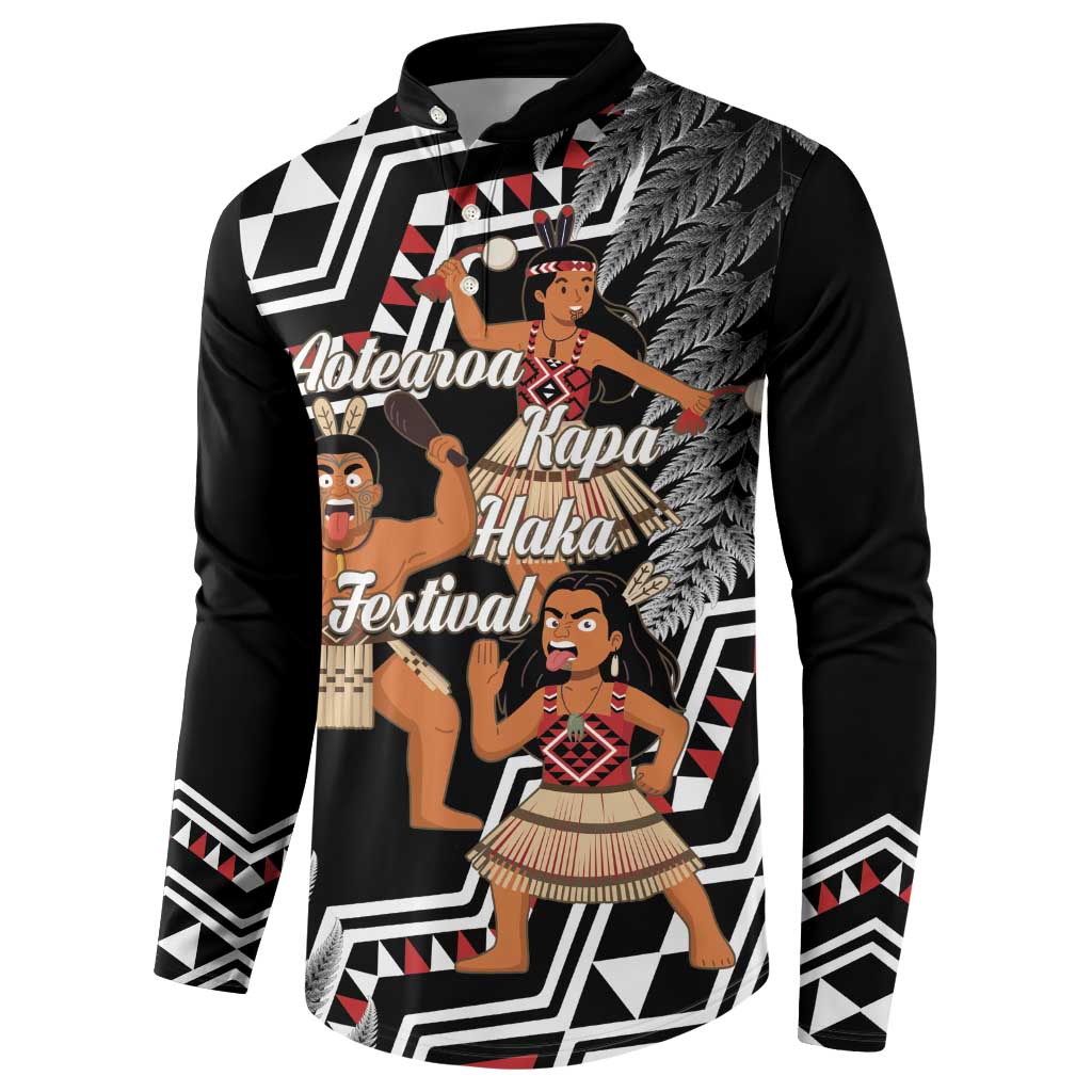 Aotearoa Kapa Haka Button Sweatshirt 2025 Festival - Traditional Maori Dance