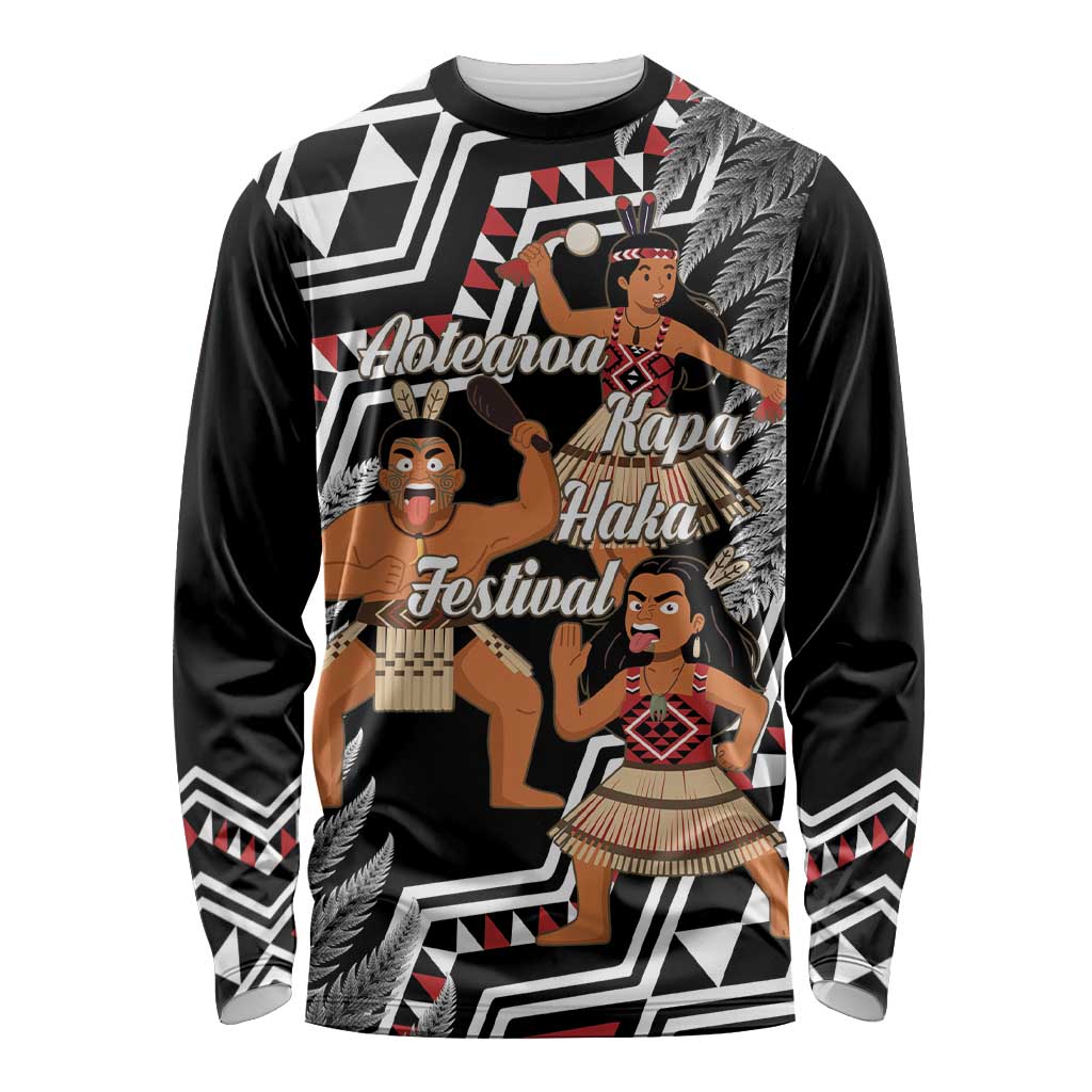 Aotearoa Kapa Haka Long Sleeve Shirt 2025 Festival - Traditional Maori Dance