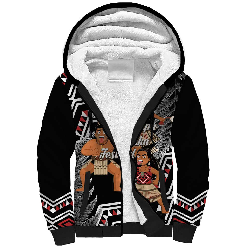 Aotearoa Kapa Haka Sherpa Hoodie 2025 Festival - Traditional Maori Dance