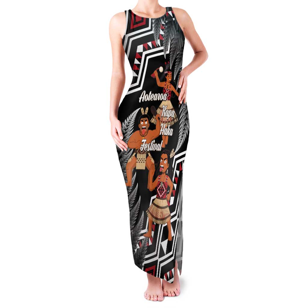 Aotearoa Kapa Haka Tank Maxi Dress 2025 Festival - Traditional Maori Dance