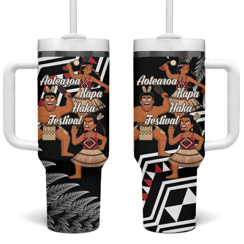 Aotearoa Kapa Haka Tumbler With Handle 2025 Festival - Traditional Maori Dance