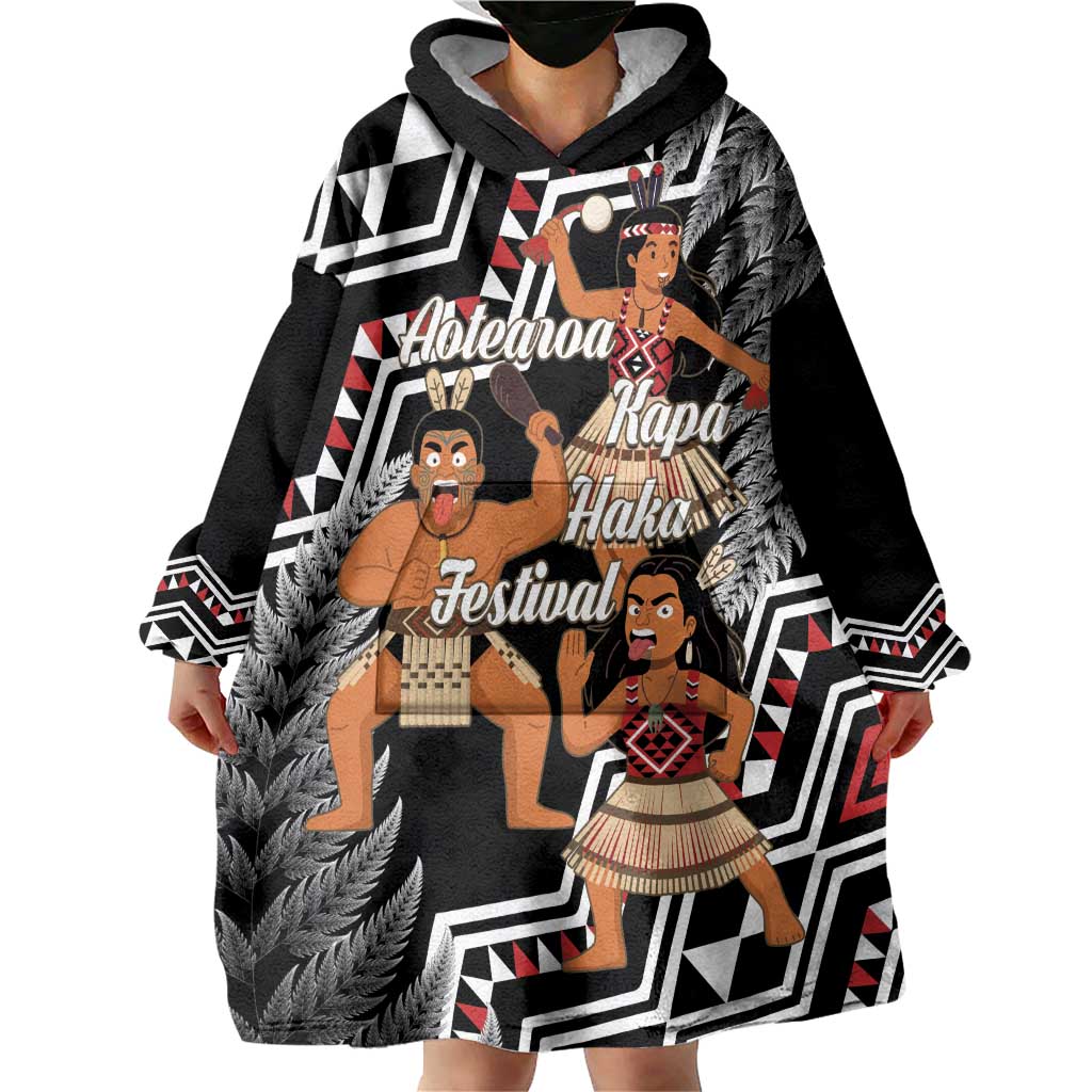 Aotearoa Kapa Haka Wearable Blanket Hoodie 2025 Festival - Traditional Maori Dance
