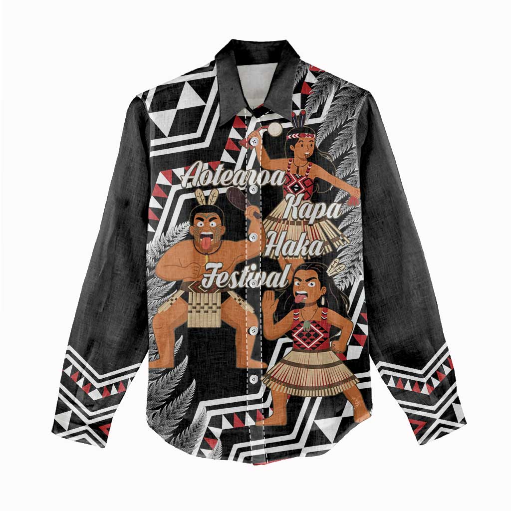 Aotearoa Kapa Haka Women Casual Shirt 2025 Festival - Traditional Maori Dance LT14 - Polynesian Pride