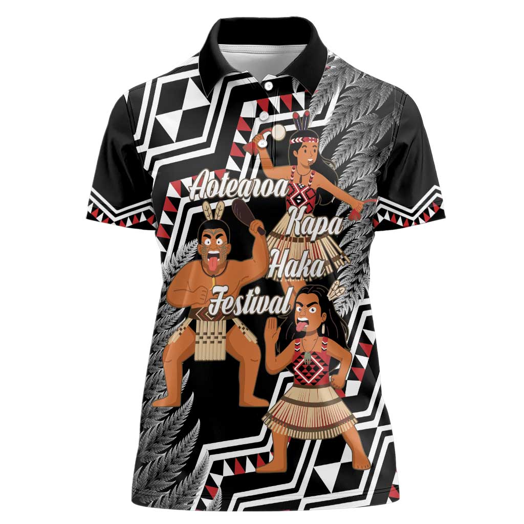 Aotearoa Kapa Haka Women Polo Shirt 2025 Festival - Traditional Maori Dance