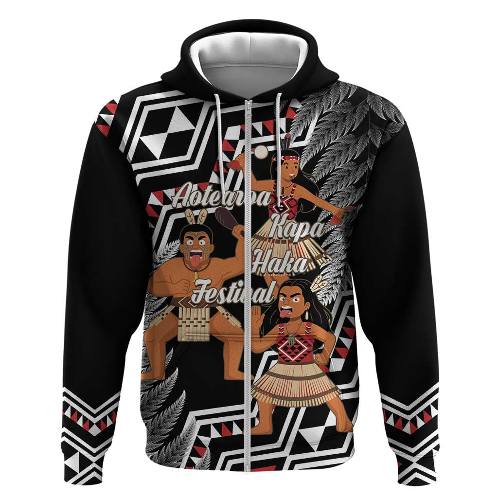 Aotearoa Kapa Haka Zip Hoodie 2025 Festival - Traditional Maori Dance