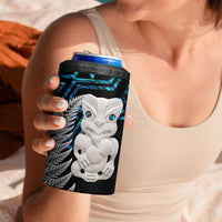 Aotearoa Taniko Paua Shell With Hei Tiki 4 in 1 Can Cooler Tumbler