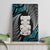 Aotearoa Taniko Paua Shell With Hei Tiki Canvas Wall Art