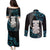 Aotearoa Taniko Paua Shell With Hei Tiki Couples Matching Puletasi and Long Sleeve Button Shirt