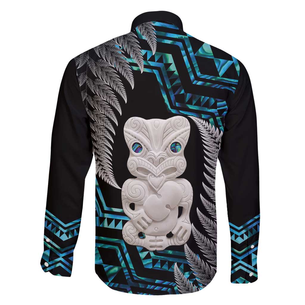 Aotearoa Taniko Paua Shell With Hei Tiki Family Matching Puletasi and Hawaiian Shirt