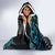 Aotearoa Taniko Paua Shell With Hei Tiki Hooded Blanket