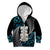 Aotearoa Taniko Paua Shell With Hei Tiki Kid Hoodie