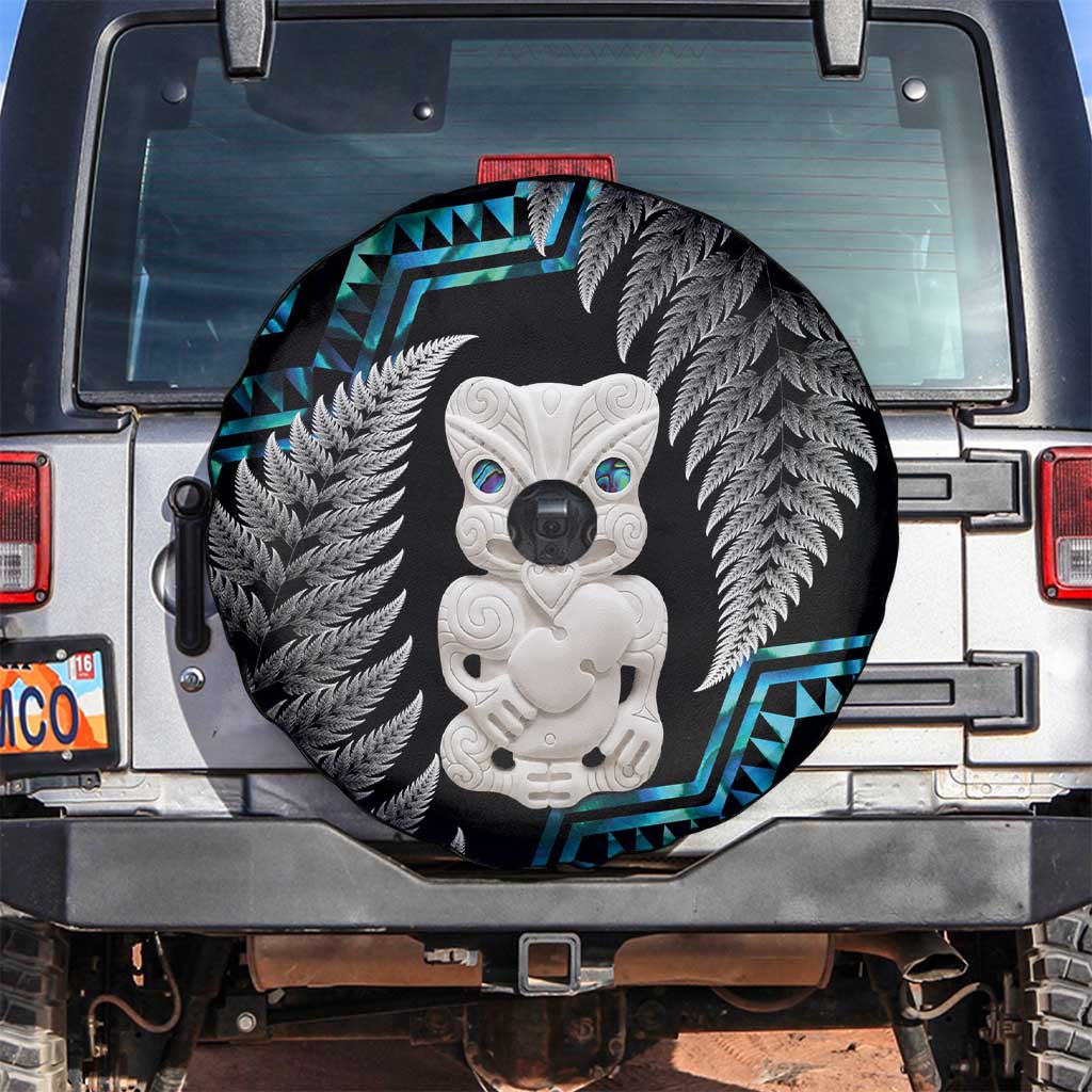 Aotearoa Taniko Paua Shell With Hei Tiki Spare Tire Cover