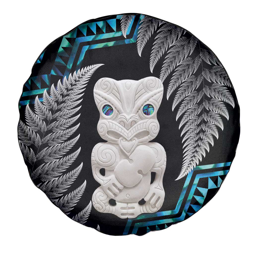Aotearoa Taniko Paua Shell With Hei Tiki Spare Tire Cover