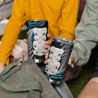 Aotearoa Taniko Paua Shell With Hei Tiki Tumbler Cup