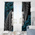 Aotearoa Taniko Paua Shell With Hei Tiki Window Curtain