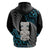 Aotearoa Taniko Paua Shell With Hei Tiki Zip Hoodie