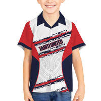 AS Venus Tahiti Football Custom Kid Hawaiian Shirt Go Champions Polynesian Pattern