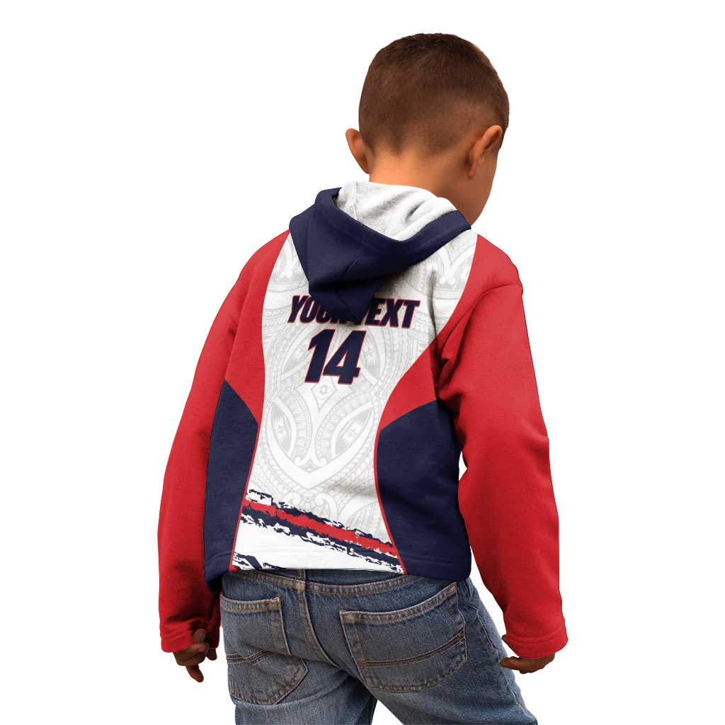 AS Venus Tahiti Football Custom Kid Hoodie Go Champions Polynesian Pattern