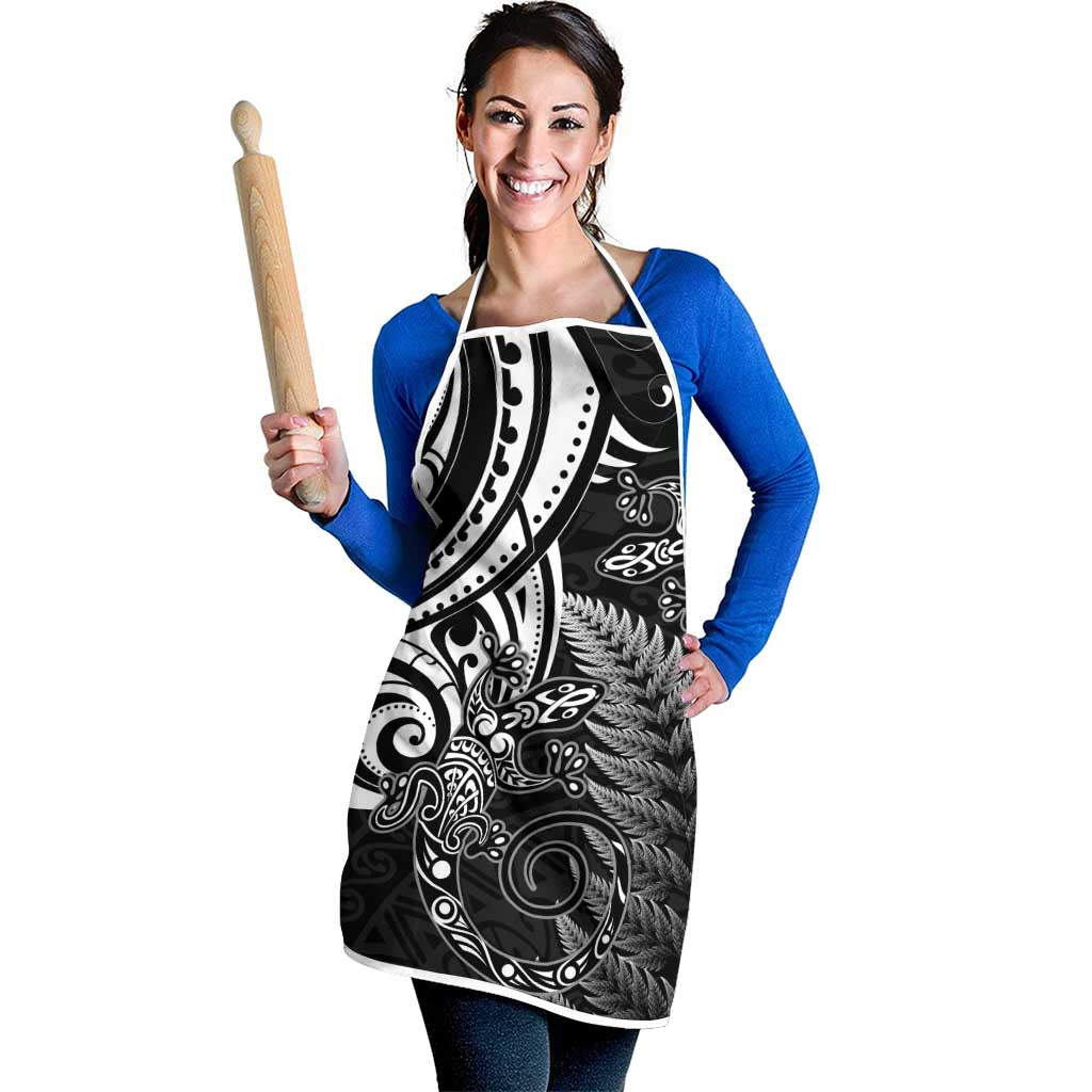 New Zealand Lizard Apron Silver Fern Aotearoa Maori - Polynesian Pride
