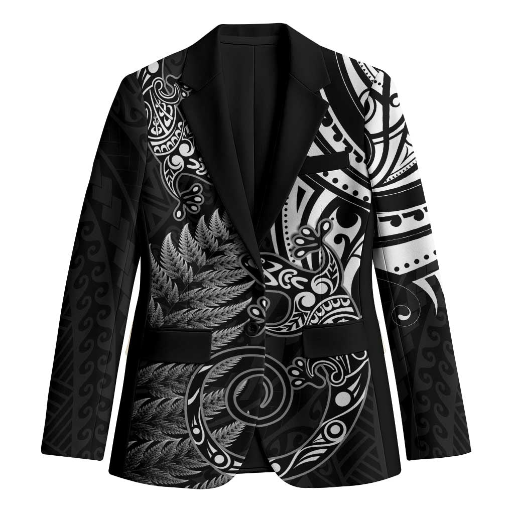 New Zealand Lizard Blazer Silver Fern Aotearoa Maori - Polynesian Pride