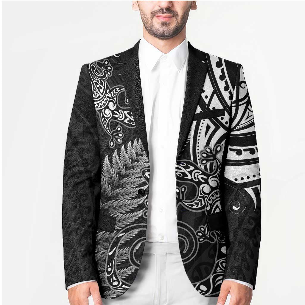 New Zealand Lizard Blazer Silver Fern Aotearoa Maori - Polynesian Pride