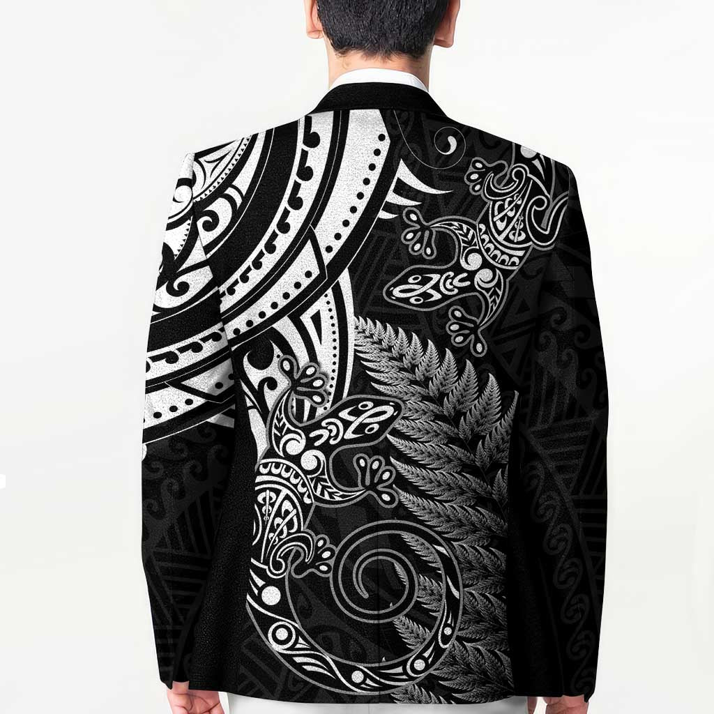 New Zealand Lizard Blazer Silver Fern Aotearoa Maori - Polynesian Pride