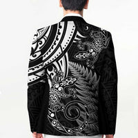 New Zealand Lizard Blazer Silver Fern Aotearoa Maori - Polynesian Pride