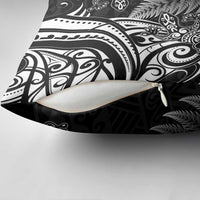 New Zealand Lizard Pillow Cover Silver Fern Aotearoa Maori - Polynesian Pride