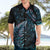 New Zealand Lizard Hawaiian Shirt Silver Fern Aotearoa Maori With Paua Shell LT14 - Polynesian Pride